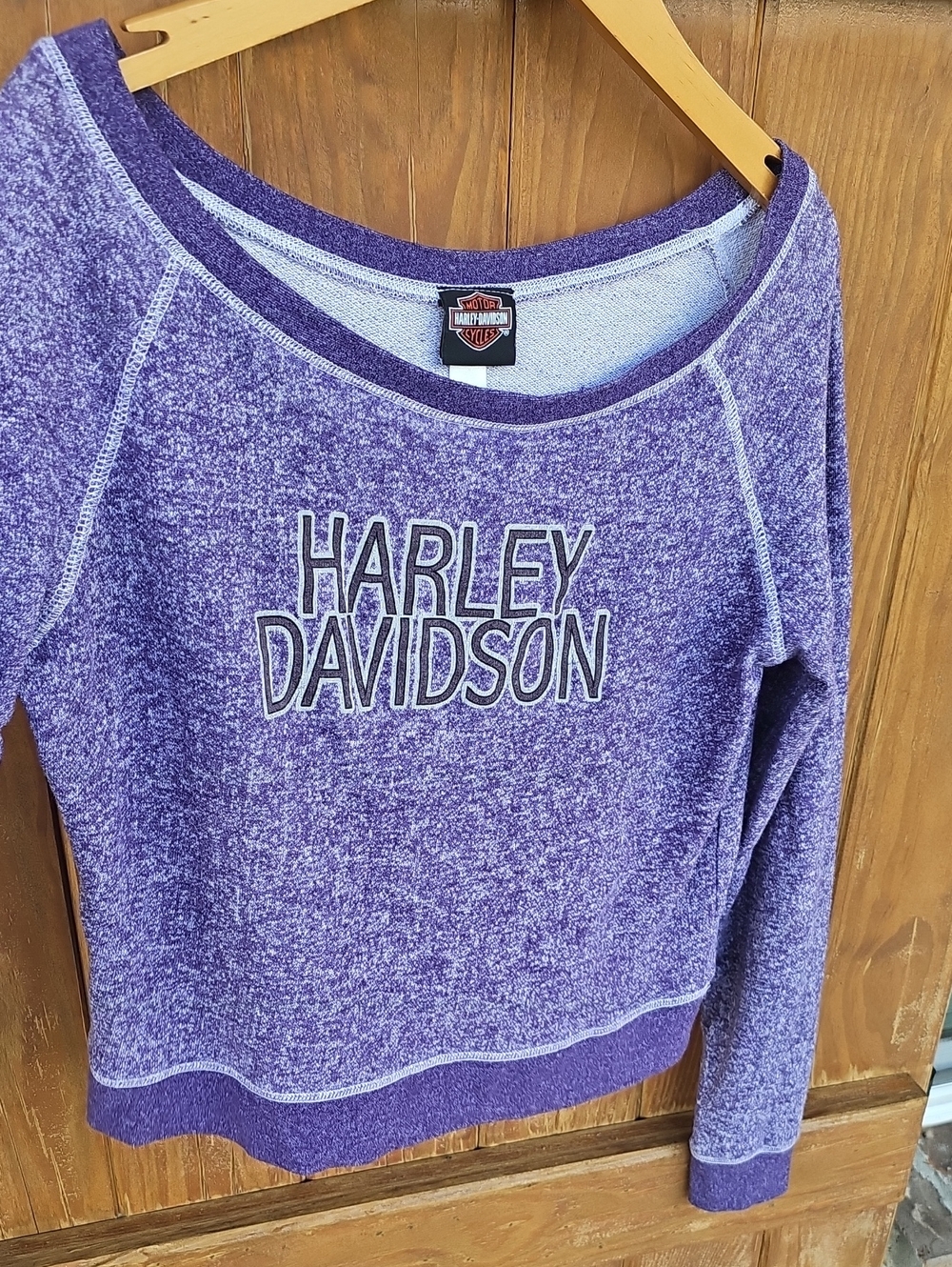 Harley-Davidson Purple Marled Sweatshirt